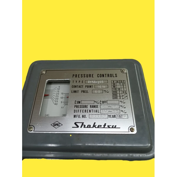 Pressure Switch SMC Shaketsu 2752-203